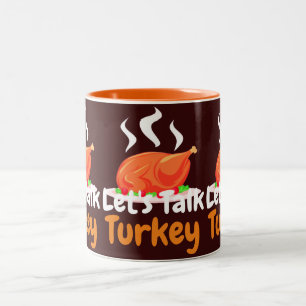 Tasse 2 Couleurs Bon thanksgiving Turquie   Parlons de Turquie