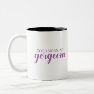 Tasse 2 Couleurs Bonjour magnifique
