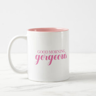 Tasse 2 Couleurs Bonjour magnifique