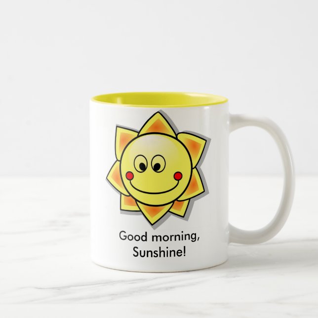 Tasse 2 Couleurs Bonjour, soleil ! (Droit)