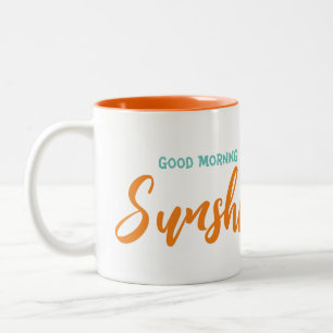 Tasse 2 Couleurs Bonjour soleil