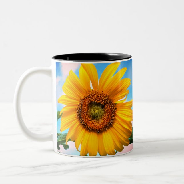 Tasse 2 Couleurs Bonjour soleil! (Gauche)