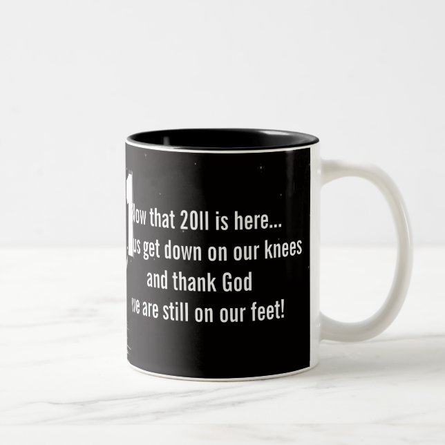 Tasse 2 Couleurs Bonne année (Droit)