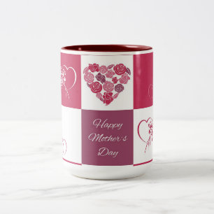 Tasse 2 Couleurs Bonne fête des mères