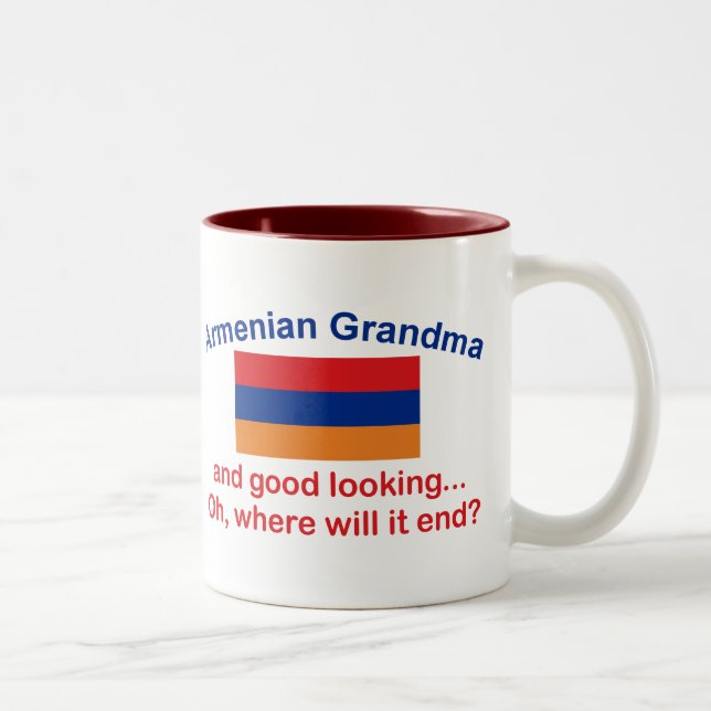 Tasse 2 Couleurs Bonne grand-maman d'Arménien de Lkg (Droit)