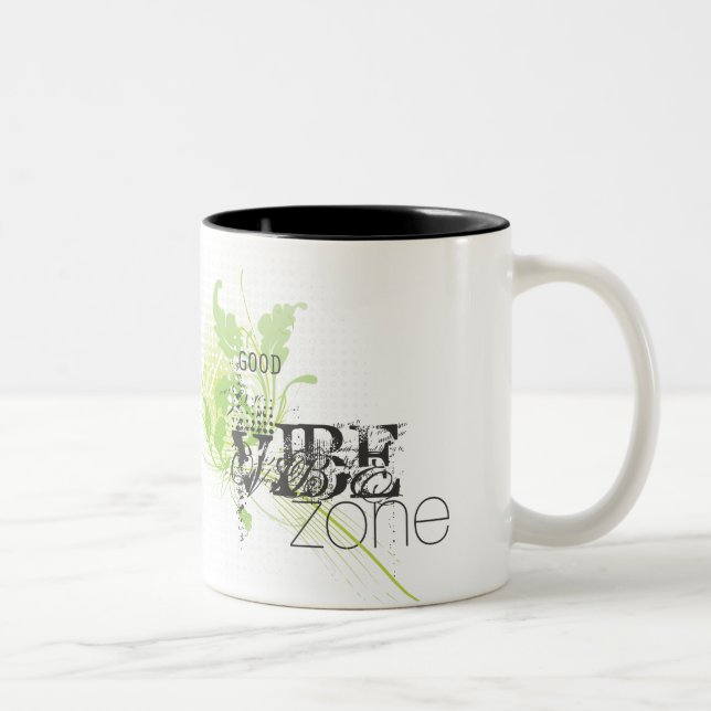 Tasse 2 Couleurs Bonne zone de Vibe (Droit)
