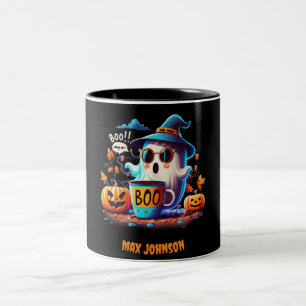 Tasse 2 Couleurs Boo ! Halloween - Hocus Pocus Orange Noir