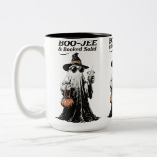 Tasse 2 Couleurs Boo-Jee & Réservation Pleine Rétro Fantôme Hallowe