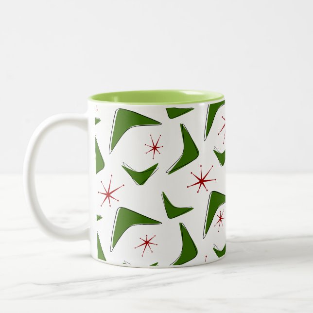 Tasse 2 Couleurs Boomerangs et étoiles (Gauche)