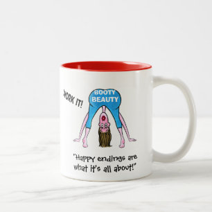 Tasse 2 Couleurs BOOTY BEAUTY-Happy Endings est ce dont il s'agit
