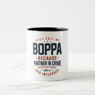 Tasse 2 Couleurs Boppa parce que partenaire dans la conception de c