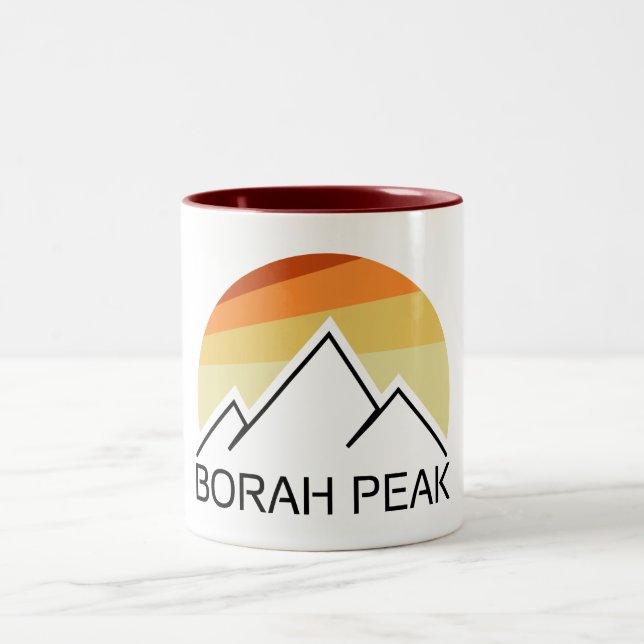 Tasse 2 Couleurs Borah Peak Retro (Centre)