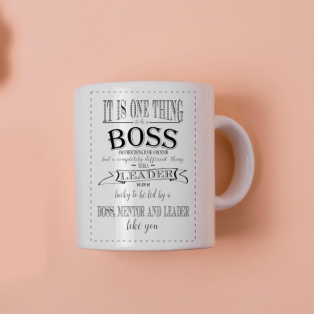 Tasse 2 Couleurs BOSS MUG-MERCI BOSS extraordinaire boss (Créateur téléchargé)
