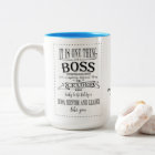 BOSS MUG-MERCI BOSS extraordinaire boss