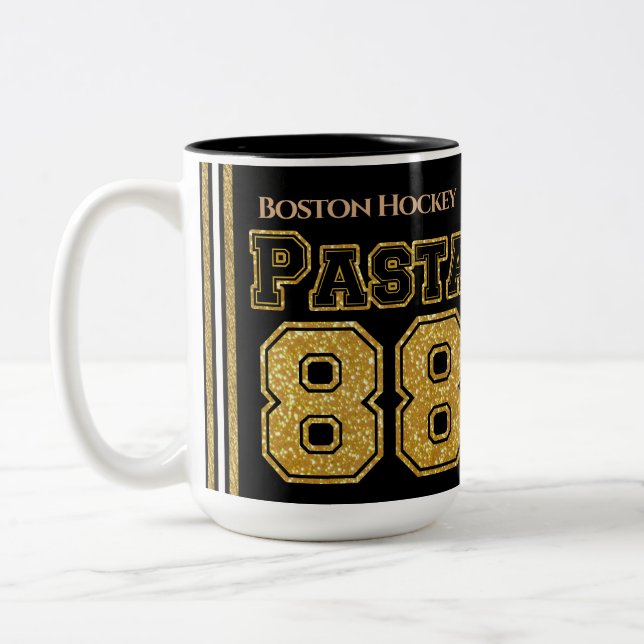 Tasse 2 Couleurs Boston Hockey Pasta 88 (Gauche)