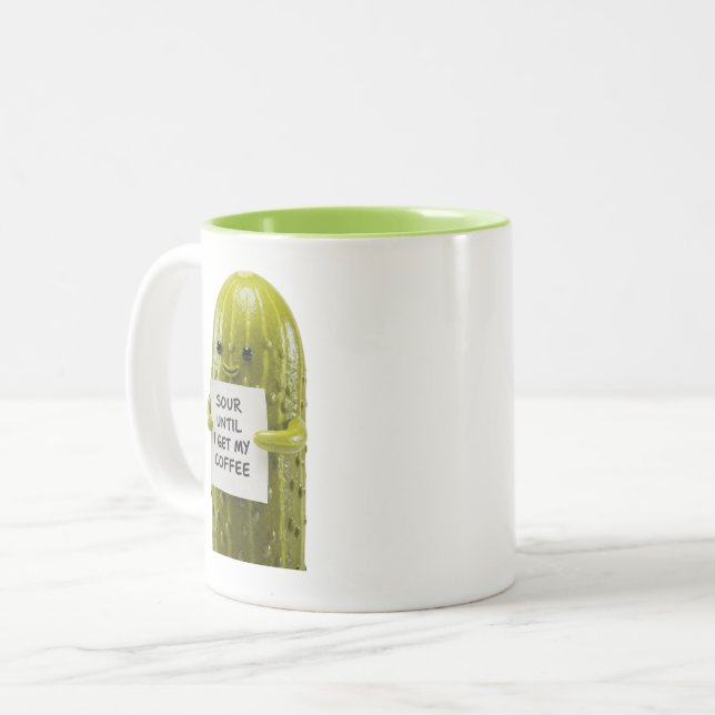 Tasse 2 Couleurs Bouchon de café aigre (Devant gauche)
