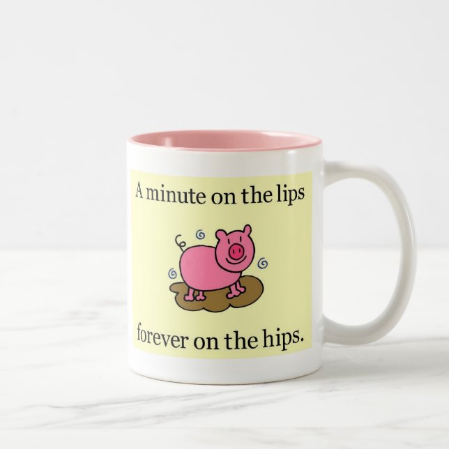 Tasse 2 Couleurs bouchon de motivation dieters (Droit)