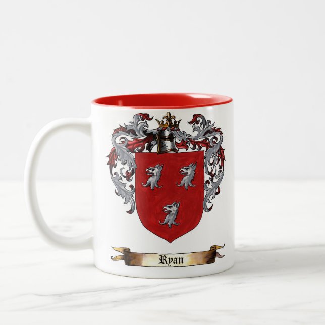Tasse 2 Couleurs Bouclier de Ryan des bras (Gauche)
