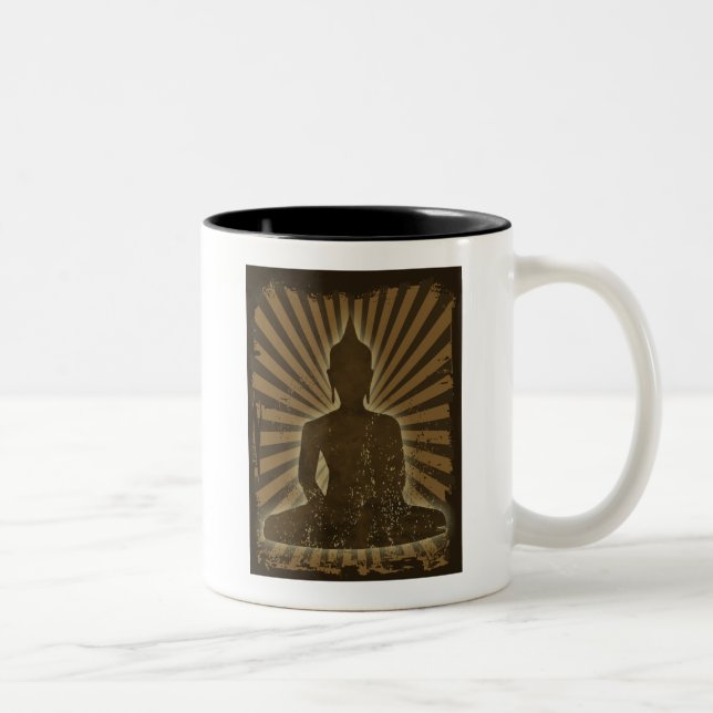 Tasse 2 Couleurs Bouddha (Droit)
