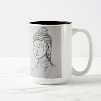 Tasse 2 Couleurs Bouddha/tasse à deux tons de Namaste