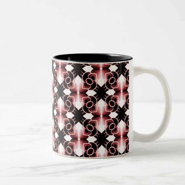 Tasse 2 Couleurs Boug d'extravagance rayante (Droit)