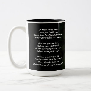 Tasse 2 Couleurs Bouge de rose blanche