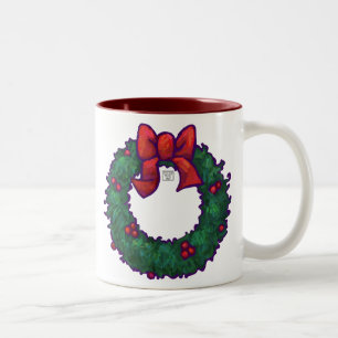 Tasse 2 Couleurs Boughs de Holly