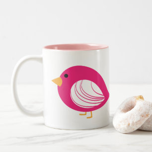 Tasse 2 Couleurs Boule à café bicolore rose