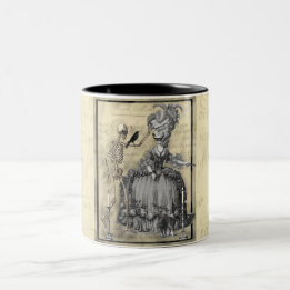 Tasse 2 Couleurs Boule de mascarade de Halloween