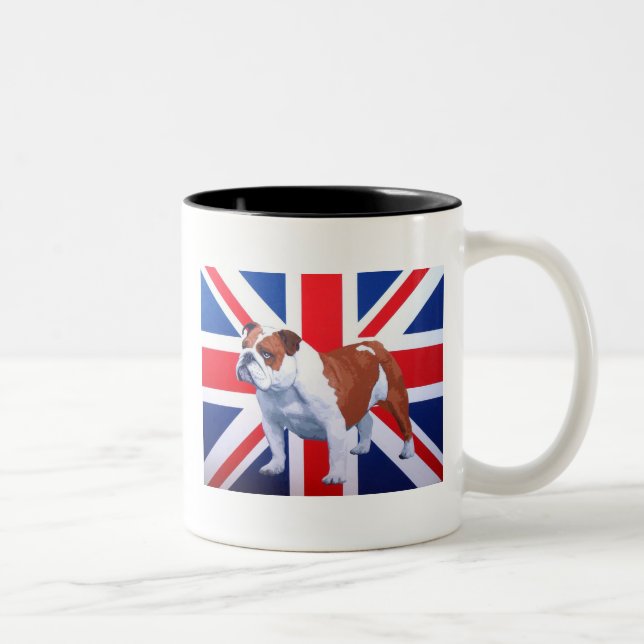 Tasse 2 Couleurs Bouledogue de Henry les Anglais (Droit)