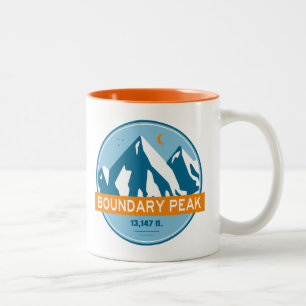 Tasse 2 Couleurs Boundary Peak Nevada Stars Moon
