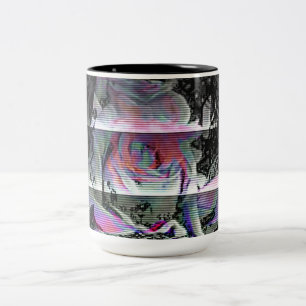 Tasse 2 Couleurs Bouquet Techno  
