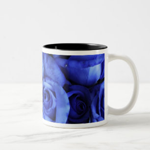 Tasse 2 Couleurs Bouquets de roses fraîches assortis