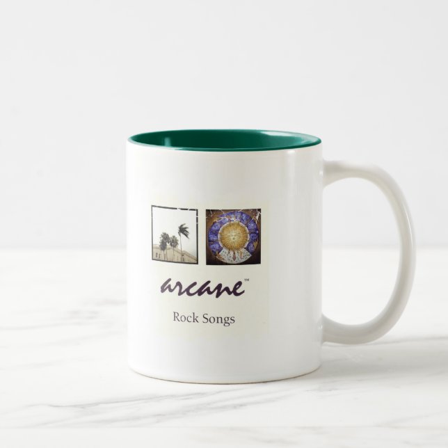 Tasse 2 Couleurs Bouteille à café recto-verso (Droit)