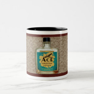 Tasse 2 Couleurs BOUTEILLE DE LA LOTION DE SHAVAVAVING ACE vintage