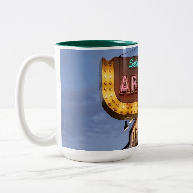 Tasse 2 Couleurs Bouteille de Salem Willows (Gauche)
