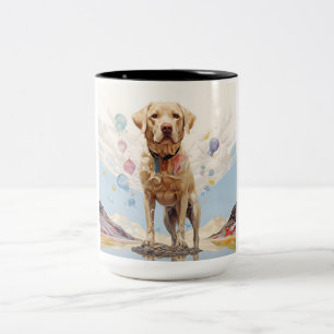Tasse 2 Couleurs Bouteilles du Labrador