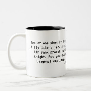 Tasse 2 Couleurs Bouton à bout d'échecs