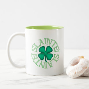 Tasse 2 Couleurs Bouton à deux tons slainte