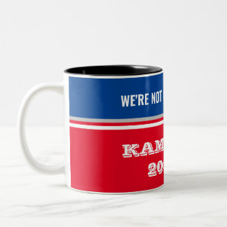 Tasse 2 Couleurs Bouton rond Harris pour président, 2¼ pouces