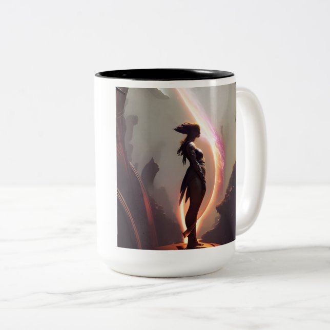 Tasse 2 Couleurs Bow of Fire (Devant droit)