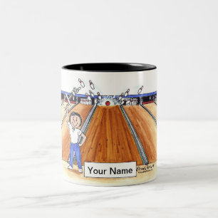 Tasse 2 Couleurs Bowling - Femme