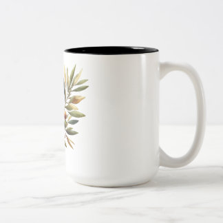 Tasse 2 Couleurs Branche D'Olivier