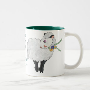 Tasse 2 Couleurs Brebis non grosse, brebis pelucheuse !