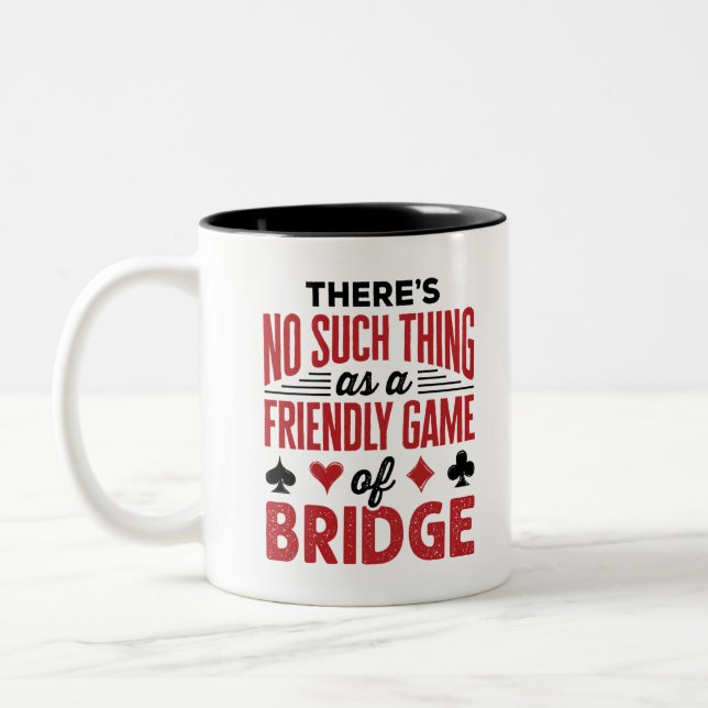 Tasse 2 Couleurs Bridge Game Il n'y a rien de tel qu'un jeu convivi (Gauche)