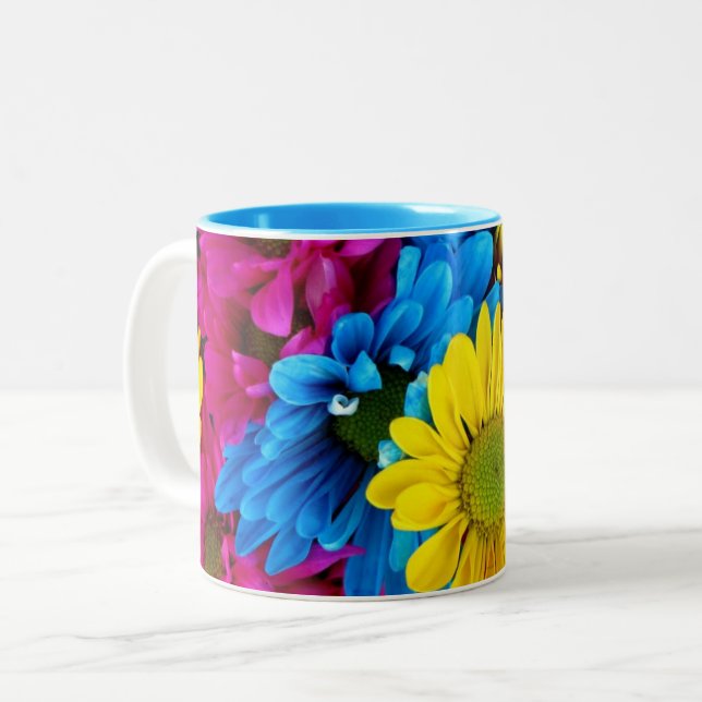 Tasse 2 Couleurs Bright Flowers (Devant gauche)