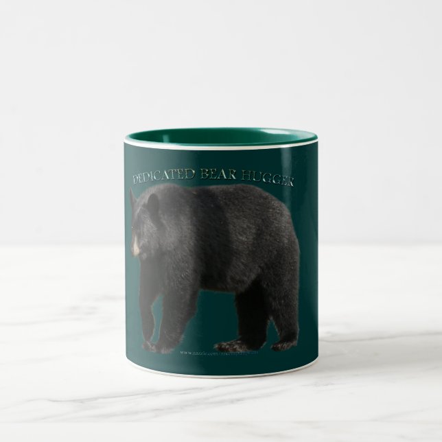 TASSE 2 COULEURS BROUILLON DE LA FAUNE DE L'OURS NOIR (Centre)