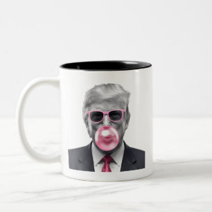 Tasse 2 Couleurs Bubblegum Trump Donald Trump 2024 Vote pour Trump 