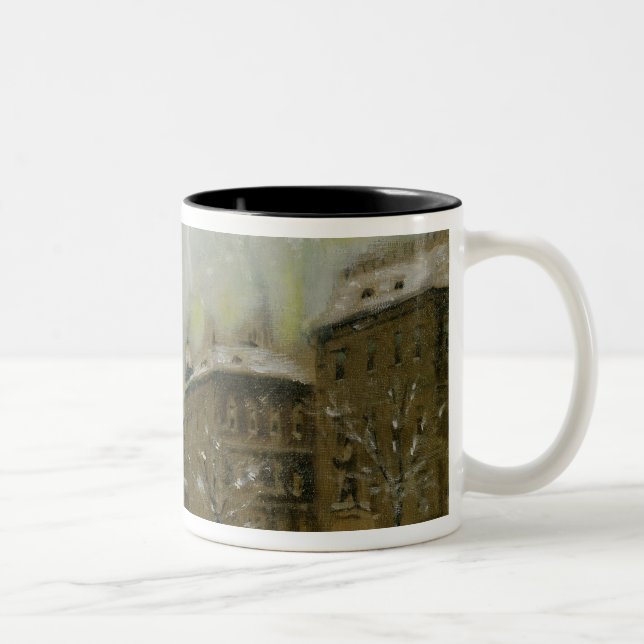 Tasse 2 Couleurs Budapest dans la neige (Droit)