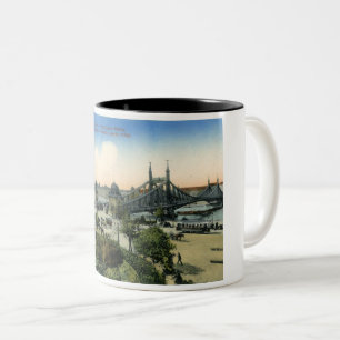 Tasse 2 Couleurs budapest hongrie vintage francis joseph bridge